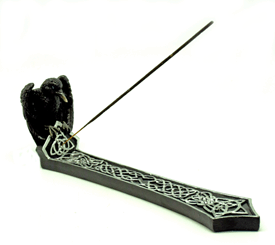 Raven Boat Incense Burner